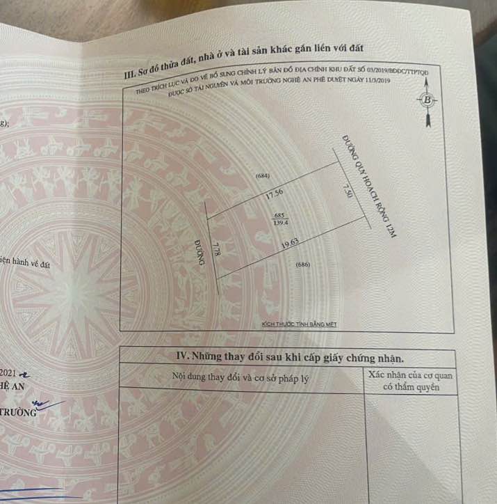 Đất kinh doanh đường Trương Văn Lĩnh, Vinh Phú 139m² - Vị trí trung tâm, dân trí cao!