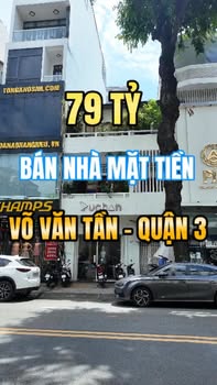 Nhà mặt tiền Võ Văn Tần, Quận 3, 101m² giá 80 tỷ - Đầu tư sinh lời cao!