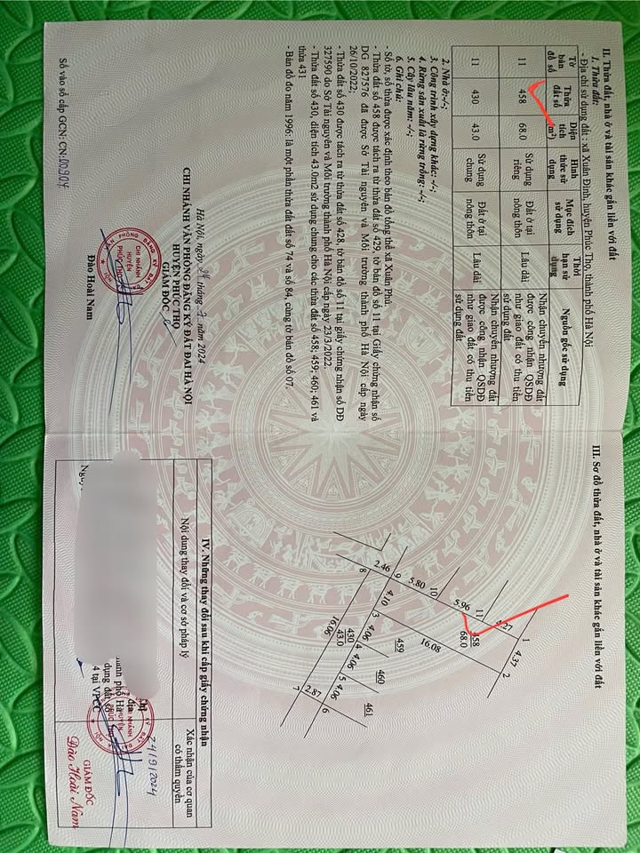 Căn hộ 68m² nở hậu tại Xuân Đình, Phúc Thọ - Giá chỉ 2.176 tỷ, sổ đỏ chính chủ!