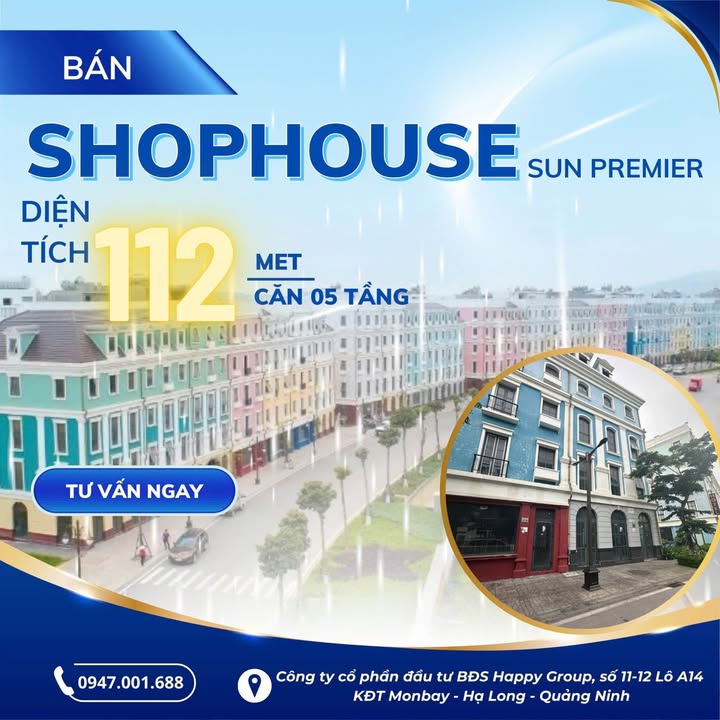 Shophouse Hạ Long 112m² giá thỏa thuận - Đầu tư sinh lời tại Bãi Cháy!