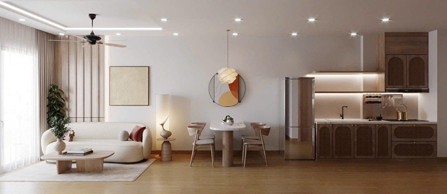 Căn hộ chung cư Ghomes Hạ Long 3PN giá 7 triệu - Thiết kế nội thất xinh đẹp