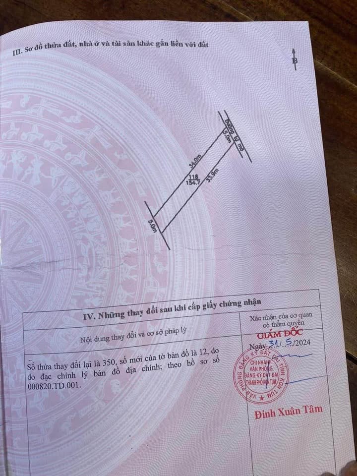 Đất nền phường Duy Tân, thành phố Kon Tum 170m² - Sổ hồng chính chủ!