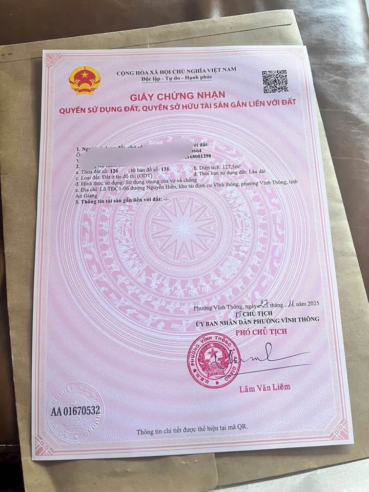 Đất mặt tiền đường Nguyễn Hiền, phường Vĩnh Thông, 127m² - Giá chỉ 930 triệu, thương lượng ngay!