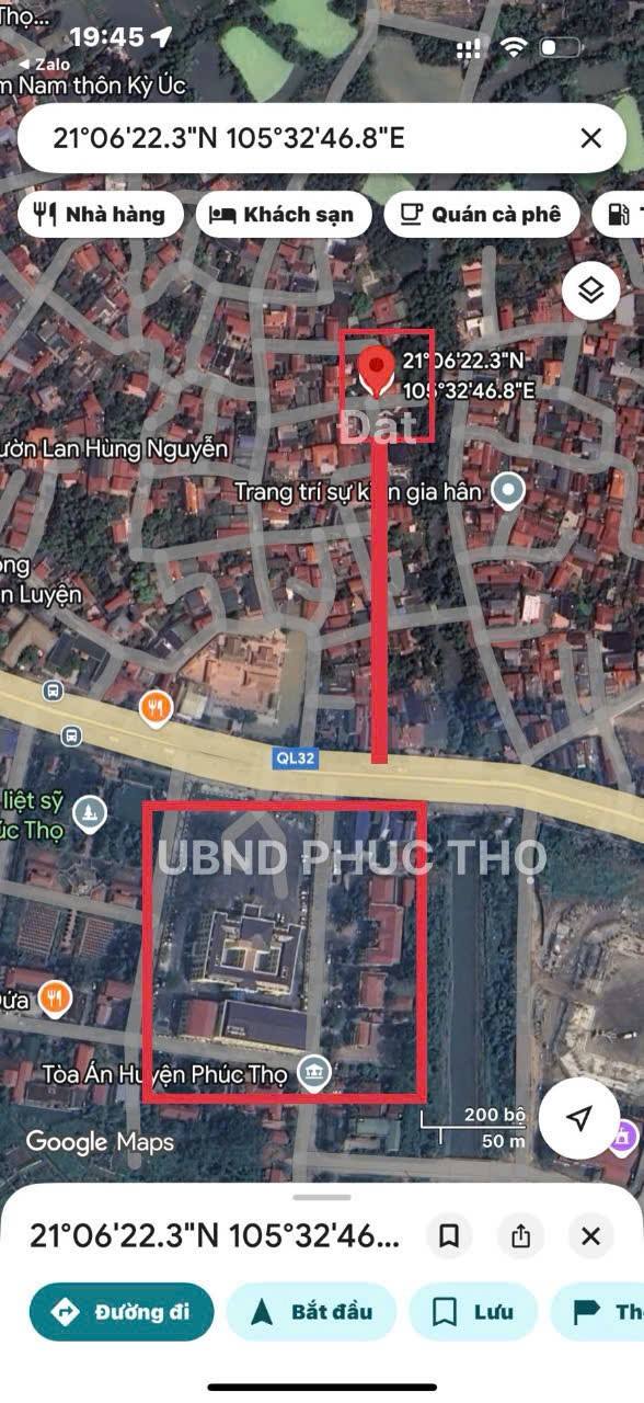 Đất thổ cư Phúc Thọ 50m² chỉ từ 1.8 tỷ - Ô tô đỗ cửa, gần chợ!