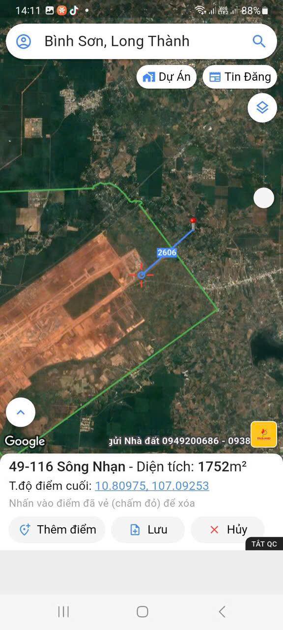 Đất nền Sông Nhạn, Cẩm Mỹ, Đồng Nai 1752m² giá 5 tỷ - Cơ hội đầu tư hấp dẫn!