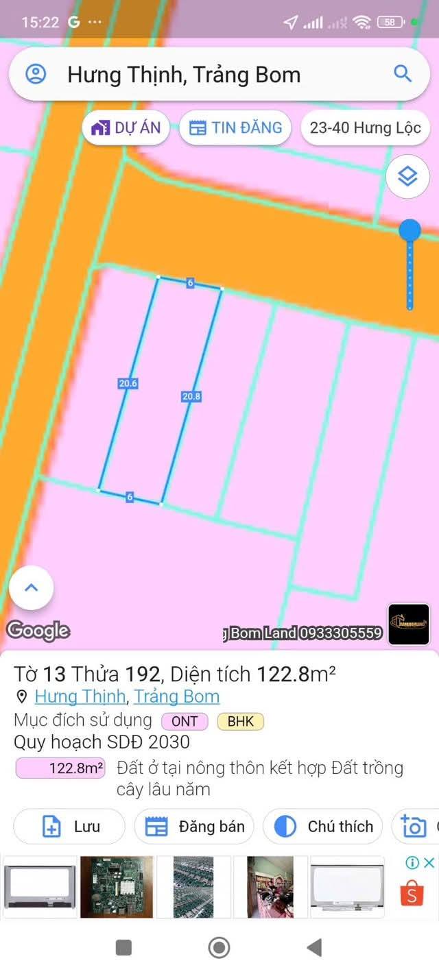 Đất nền Hưng Long, Bình Chánh 123m² giá chỉ 1.5 tỷ - Cơ hội đầu tư tuyệt vời!