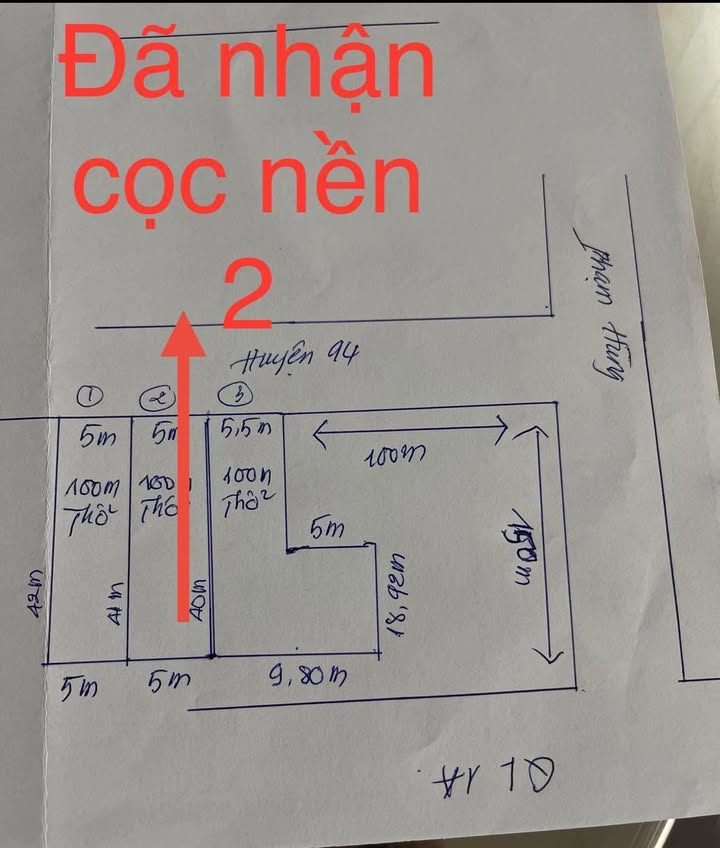 Đất nền mặt tiền huyện 94 Trung An 210m² giá chỉ 2.15 tỷ - Cơ hội đầu tư tuyệt vời!