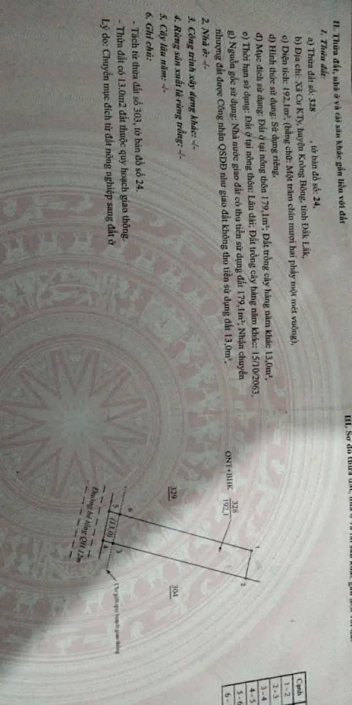 Đất thổ cư Cư Kty, Krông Bông 180m² giá chỉ 350 triệu - Cơ hội đầu tư tuyệt vời!