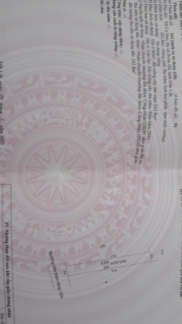 Đất thổ cư Cư Bao 300m² giá 80 triệu - Đầu tư sinh lời ngay!