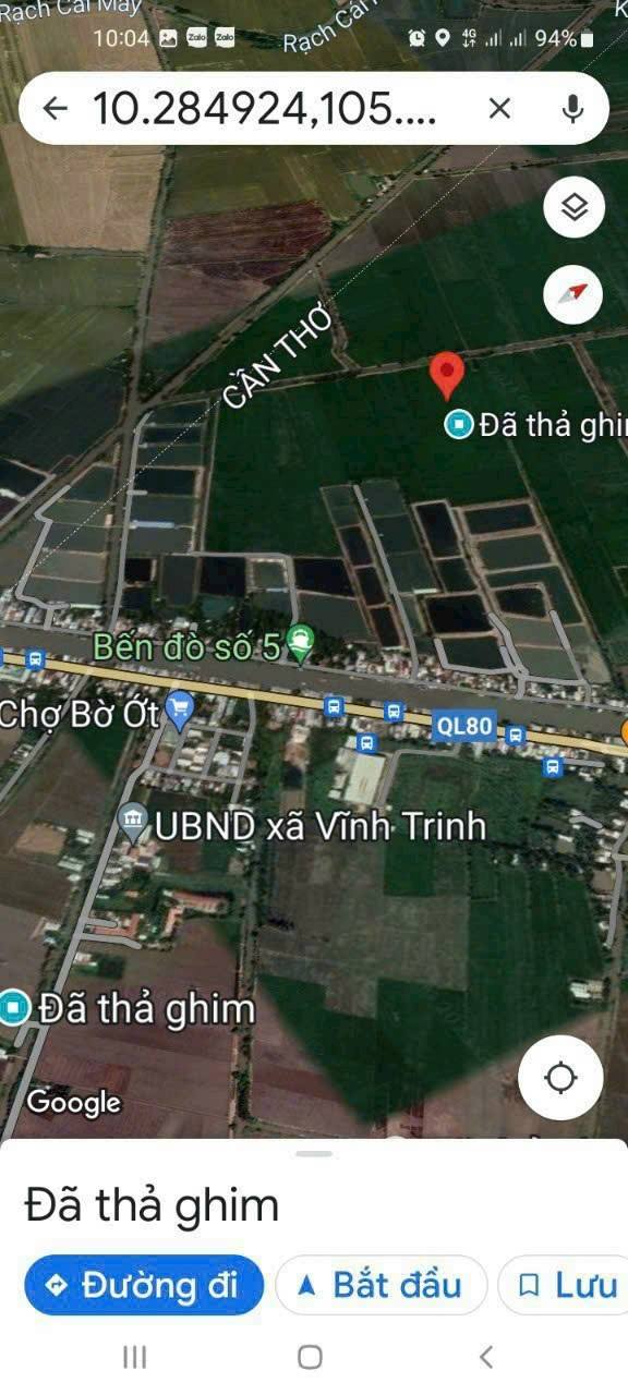 Đất nông nghiệp 1296m² tại Vĩnh Trinh, Cần Thơ - Giá chỉ 691.2 triệu
