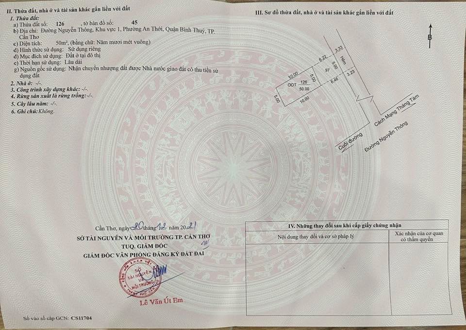 Nhà bán hẻm 154 Nguyễn Thông, Bình Thủy, Cần Thơ 82m² giá 2.2 tỷ - Chính chủ, không qua môi giới!