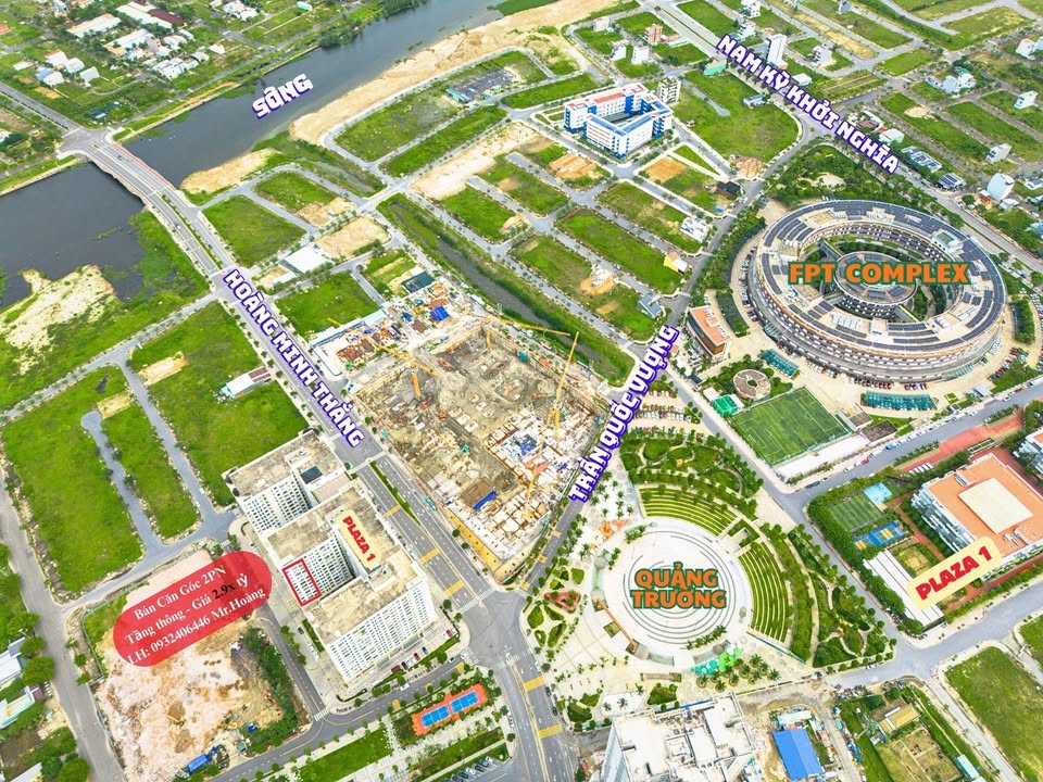 Căn hộ góc FPT Plaza 1 Đà Nẵng 69m² giá chỉ 2.9 tỷ - View công viên tuyệt đẹp!