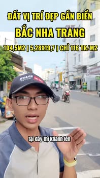 Đất Mặt Tiền Bắc Sơn Nha Trang 104,1m² giá 12 tỷ - Gần biển Hòn Chồng!