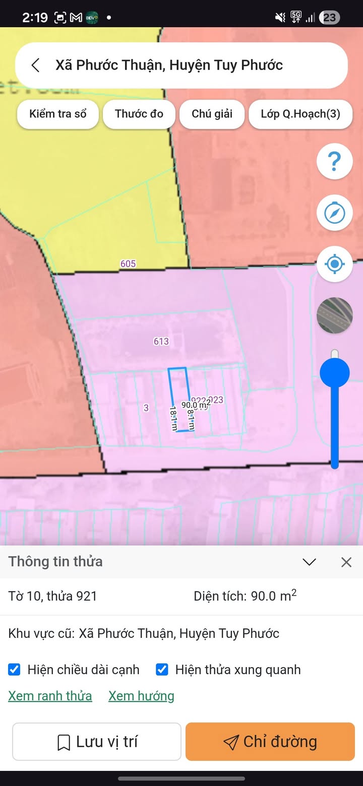 Đất thổ cư 90m² Phước Thuận, Tuy Phước giá 2.2 tỷ - Đầu tư sinh lời ngay!