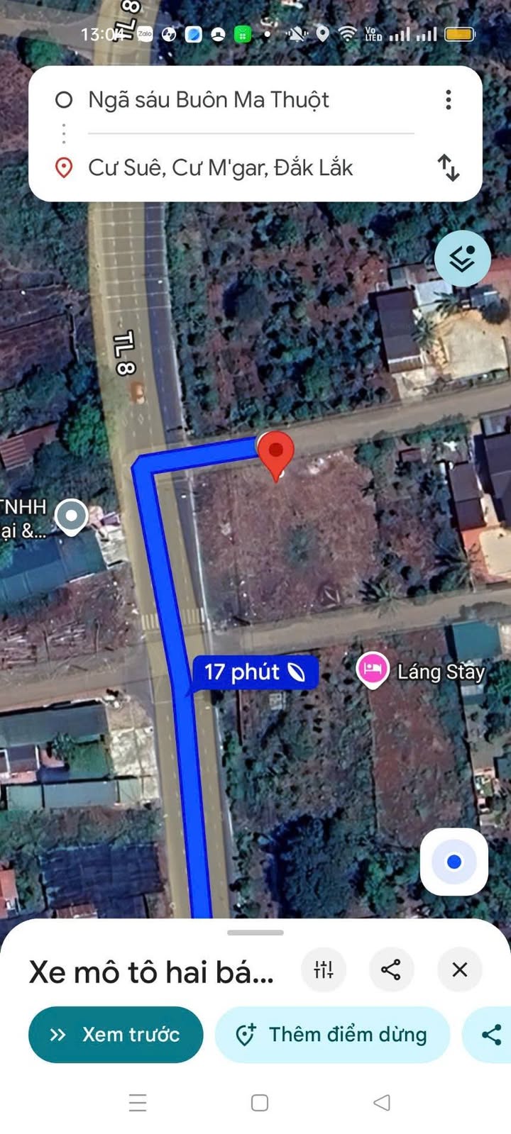 Đất thổ cư 2 mặt tiền Tỉnh lộ 8, Cư Suê, 1137m² giá 15 tỷ - Cơ hội đầu tư hấp dẫn!