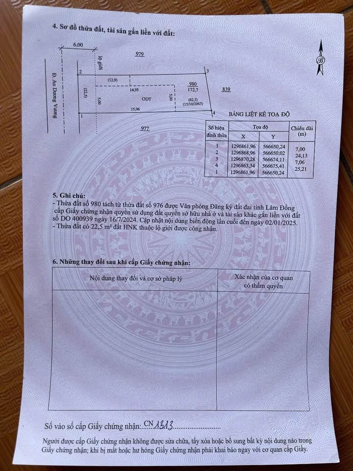 Đất mặt tiền đường An Dương Vương, Liên Nghĩa, 175m² - Cơ hội đầu tư sinh lời!