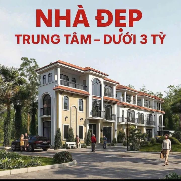 Biệt thự mini 3 tầng Trần Bình Trọng, Thanh Hóa 59,2m² giá 2,95 tỷ - Thiết kế Địa Trung Hải sang trọng!