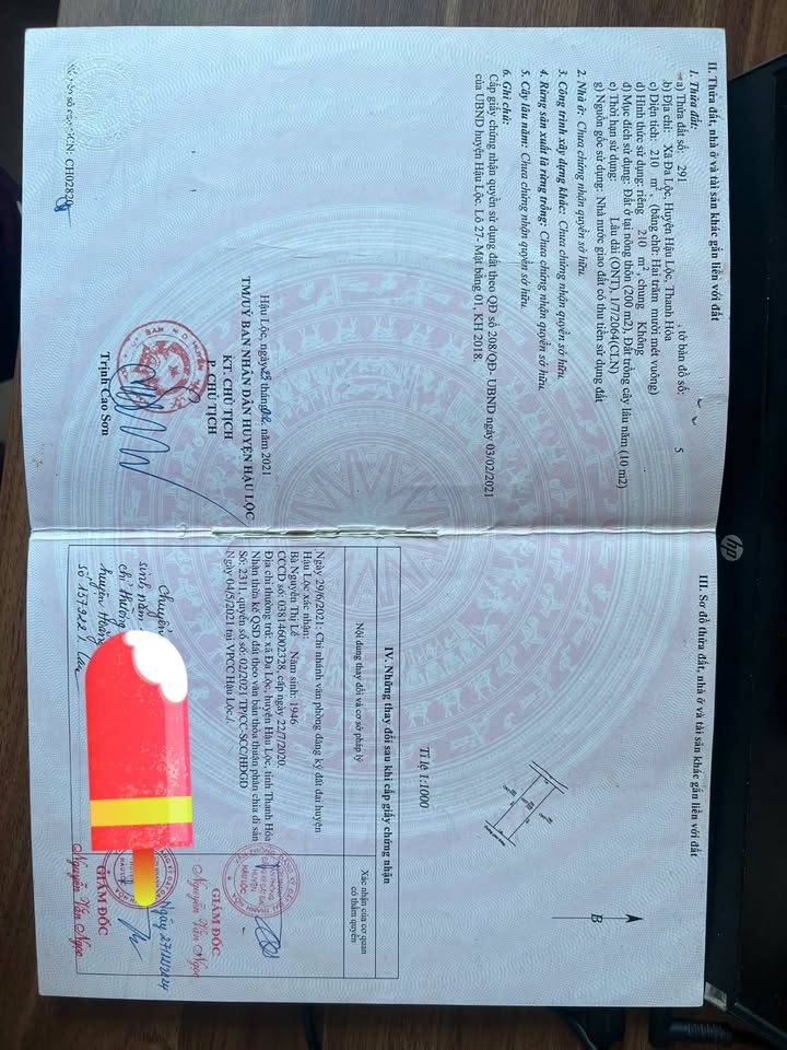 Đất nền xã Đa Lộc, Hậu Lộc, Thanh Hóa 7m² - Mặt tiền tỉnh lộ 526