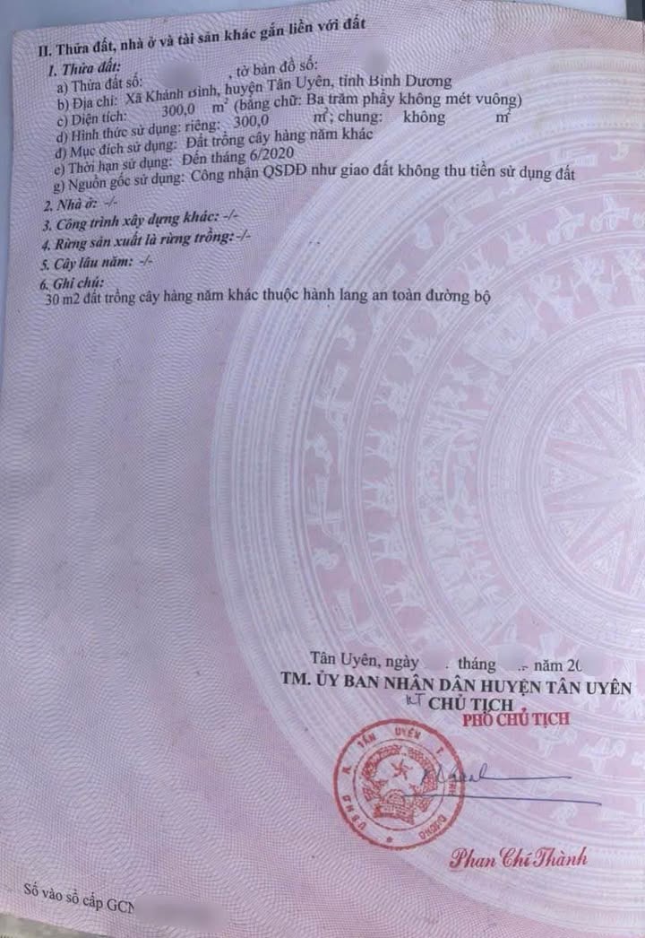 Bán gấp FrontHouse mặt tiền đường Khánh Bình 300m² - Đầu tư kinh doanh lý tưởng!