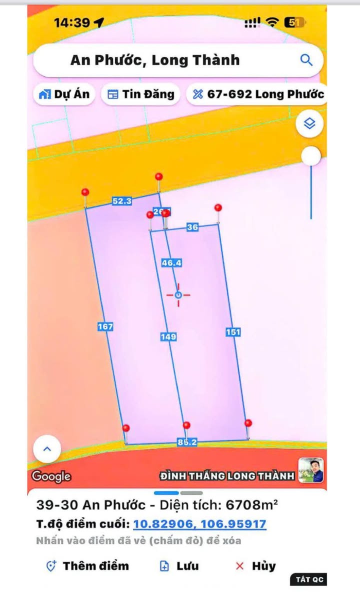 Đất nền 1,4ha An Phước, Long Thành giá 60 tỷ - Cơ hội đầu tư tuyệt vời!