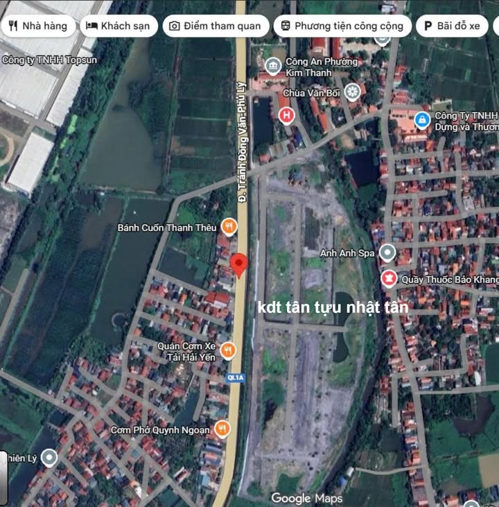 Đất nền Nhật Tân Kim Bảng 70m² giá 3.5 tỷ - Cơ hội đầu tư hấp dẫn!