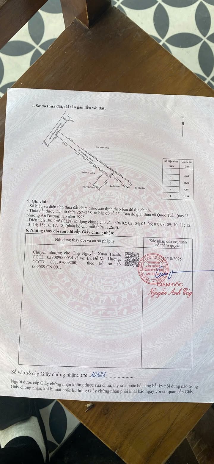 Đất nền Quốc Tuấn, An Dương 72m² giá chỉ 820 triệu - Cơ hội đầu tư tuyệt vời!