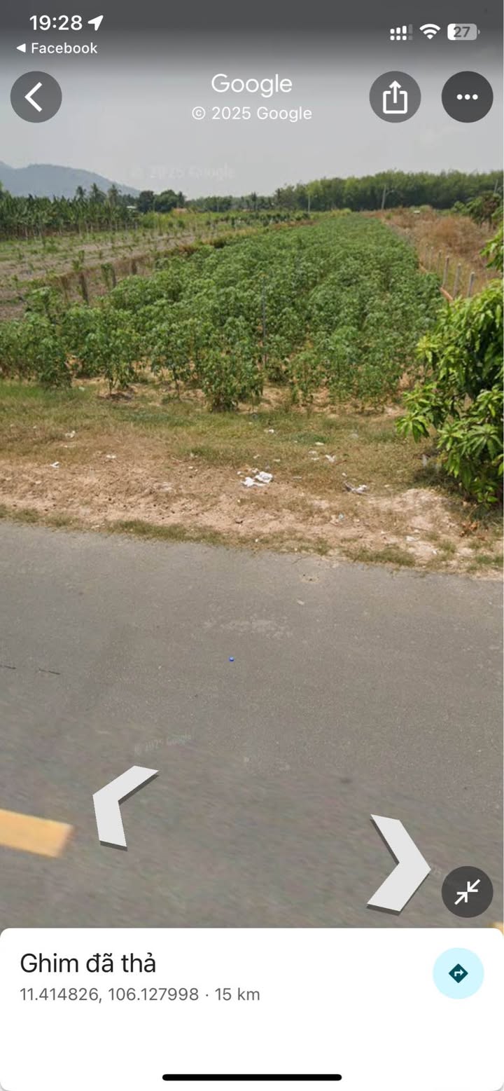 Đất 2 mặt tiền Thạnh Tân Tây Ninh 2000m² giá 2 tỷ - View núi cực đẹp!