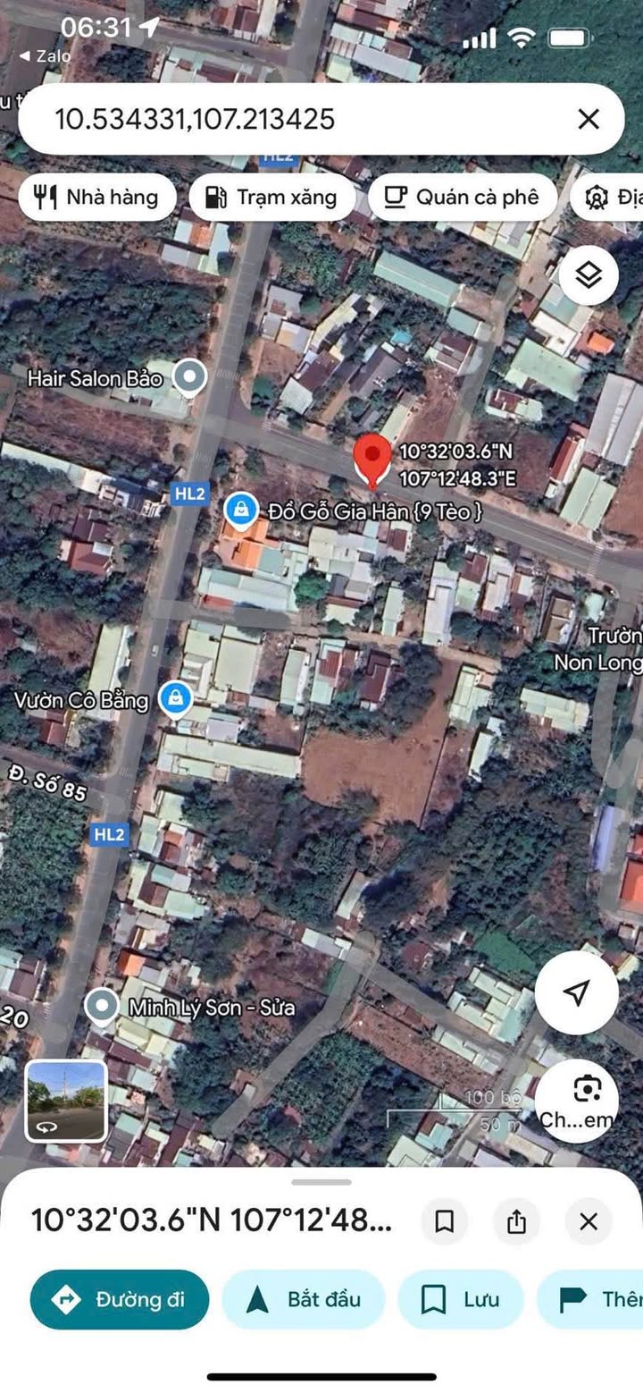 Đất nền góc 2 mặt tiền đường 82, Hòa Long, Bà Rịa - 190m² giá 2.7 tỷ, cơ hội đầu tư hấp dẫn!