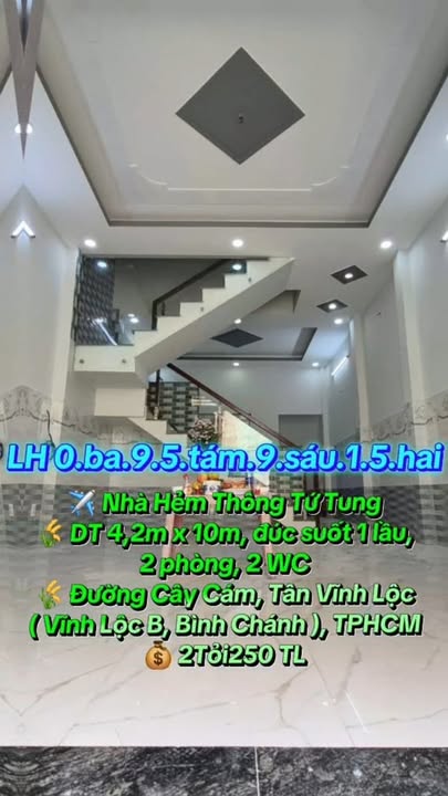 Nhà Đẹp Hẻm Thông Đường Cây Cám, Vĩnh Lộc B, Bình Chánh - 42m² Giá Thỏa Thuận!