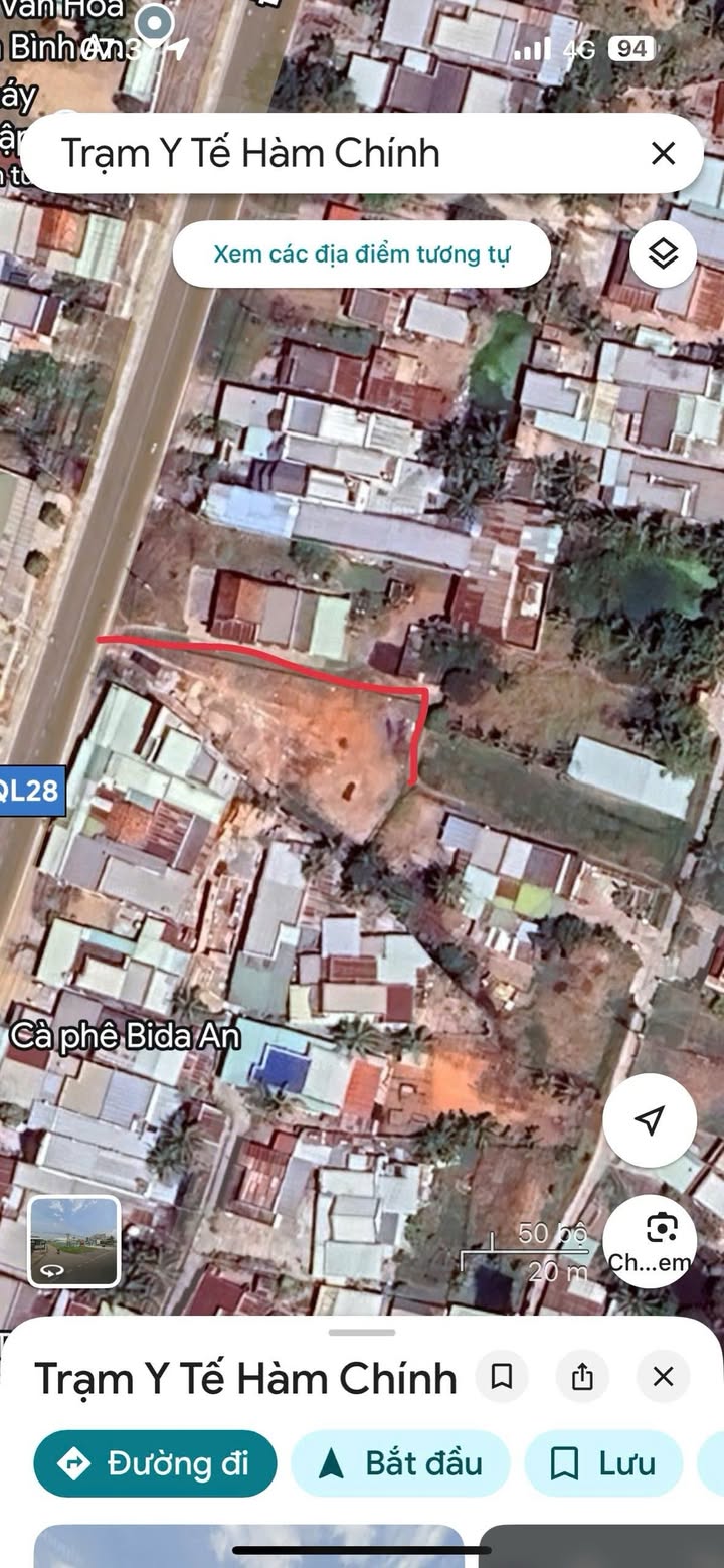 Đất thổ cư 200m² tại Quốc lộ 28, Hàm Chính - Giá chỉ 300 triệu!