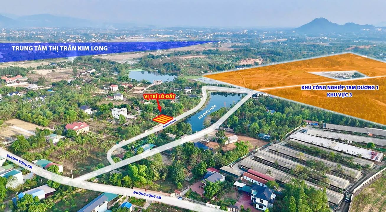 Đất thổ cư 109m² tại Thôn Mé, Tam Dương giá 1.2 tỷ - Tiềm năng tăng giá mạnh!