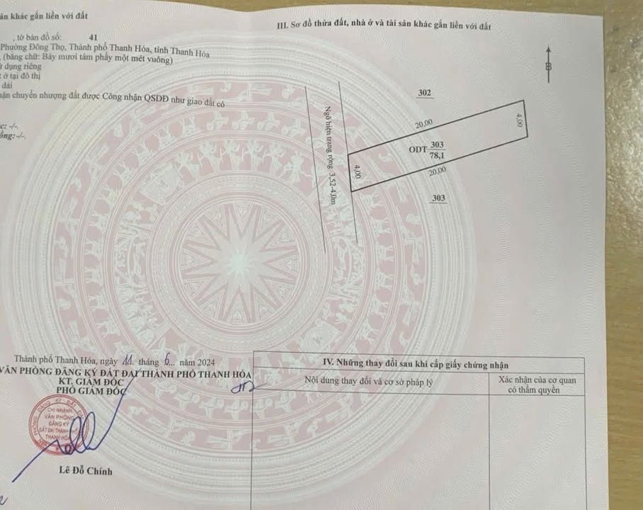 Đất nền Đông Thọ, Thanh Hóa 74m² chỉ 2 tỷ - Đường ô tô thuận tiện!