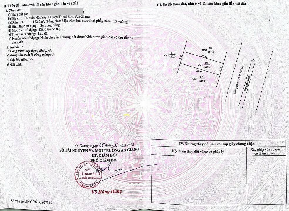 Đất nền mặt tiền đường Vành Đai, Thoại Sơn - 120m² giá 1.8 tỷ - Cơ hội đầu tư hấp dẫn!