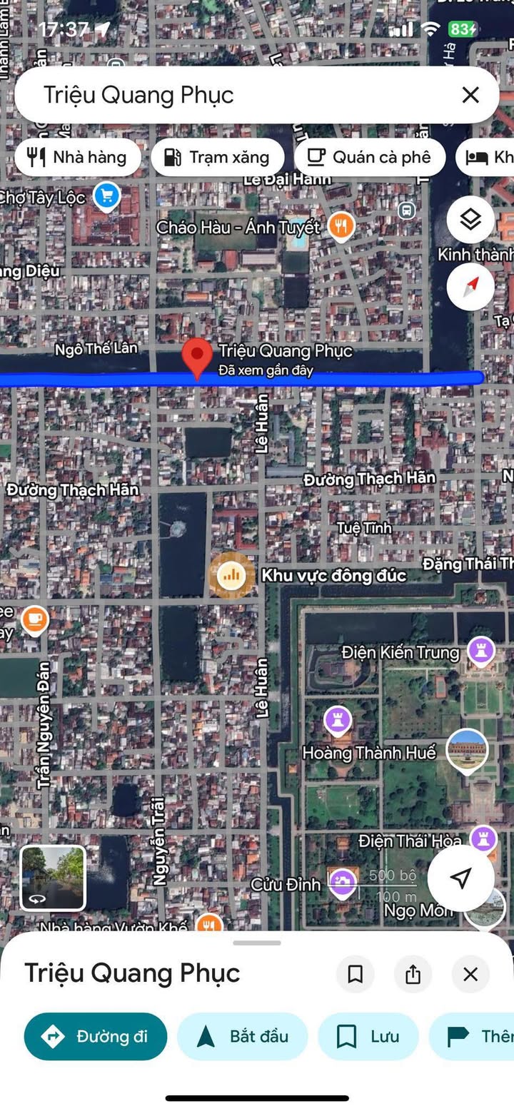 Đất nền mặt tiền Triệu Quang Phục 350m² - Kinh doanh sầm uất, view sông thoáng mát!