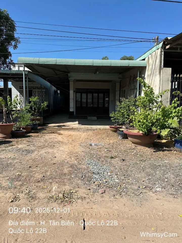 Nhà mặt tiền QL 22B, ấp 4 Trà Vong, 420m² giá 1.7 tỷ - Dọn vào ở ngay!