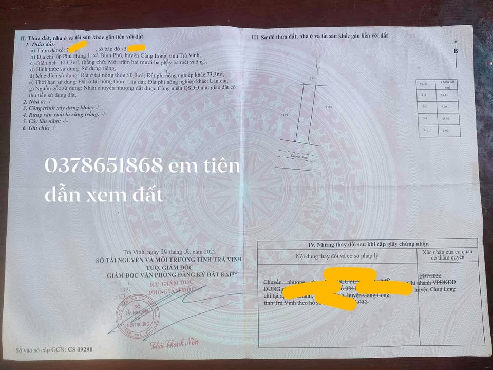 Đất nền mặt tiền đường nhựa Bình Phú, 125m² chỉ 450 triệu - Cơ hội đầu tư tuyệt vời!