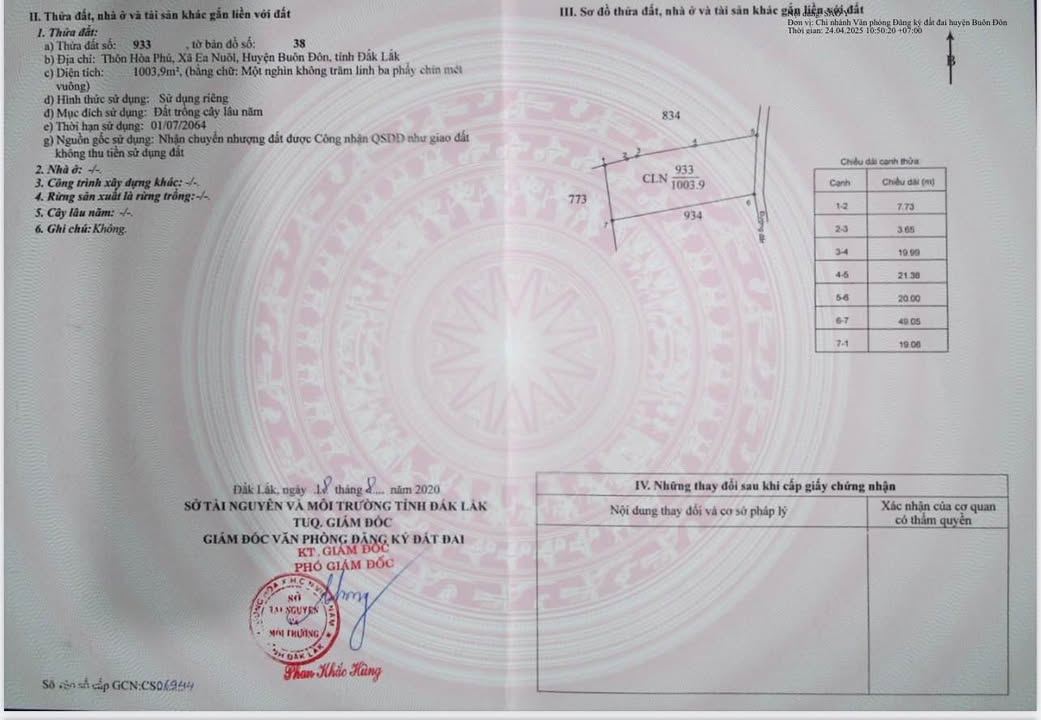 Đất nền 3600m² tại thôn Hoà Phú, Buôn Đôn - Đầu tư sinh lời lâu dài!
