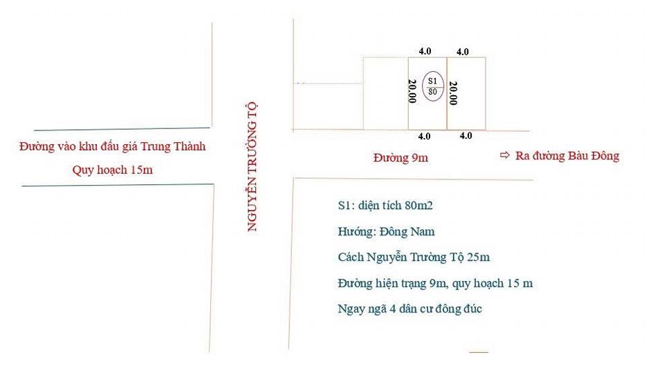 Đất Hưng Đông, Vinh 80m² giá 3.07 tỷ - Hướng Đông, vị trí thông thoáng!