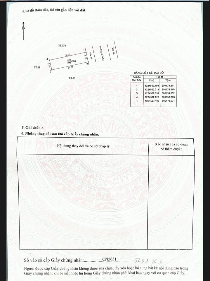 Đất thổ cư 100% tại đường D22, phường Hòa Lợi, Bến Cát - Giá chỉ 2 tỷ!