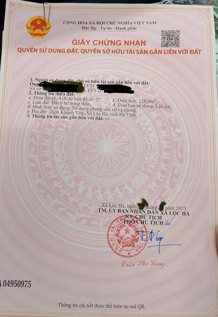 Đất nền Lộc Hà Hà Tĩnh 147m² giá chỉ 850 triệu - Đầu tư sinh lời ngay!