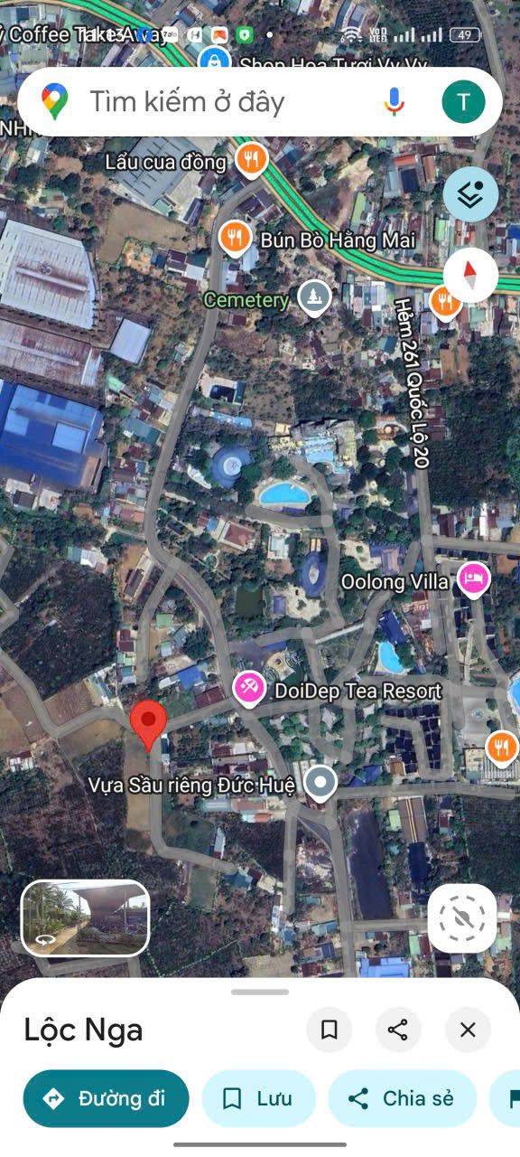 Đất thổ cư Lộc Nga, Bảo Lộc 100m² giá 950 triệu - Mặt tiền kinh doanh lý tưởng!