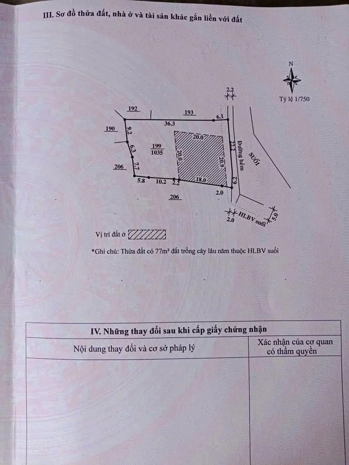 Đất thổ cư Đại Lào 1035m² giá 1 tỷ - Đầu tư sinh lời ngay!