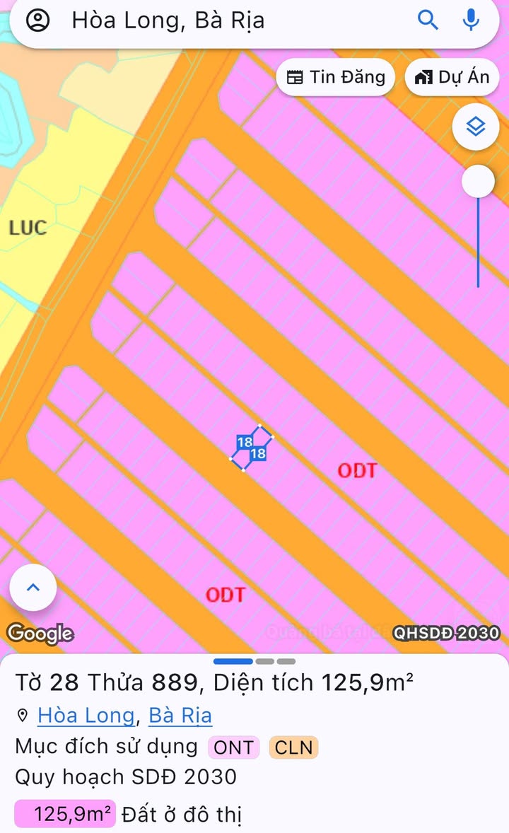 Đất thổ cư KDC Thành Đô, Tam Long, Bà Rịa 126m² giá 1.37 tỷ - Cơ hội đầu tư tuyệt vời!