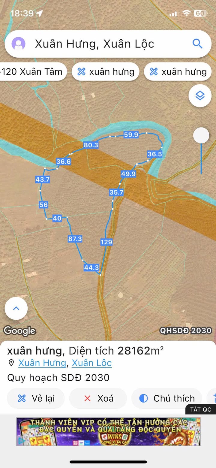 Đất nền Xuân Hưng 28.000m² giá 928.8 triệu - Vị trí vàng cạnh KCN Xuân Hòa!