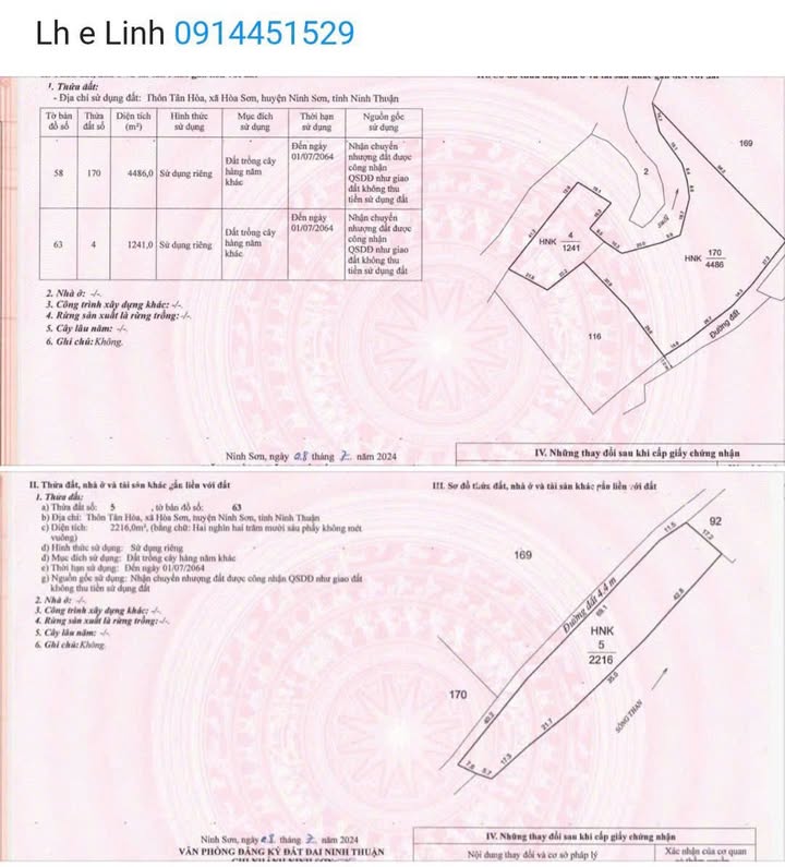 Đất nền Tân Hòa, Hòa Sơn 7 xào giá 1.9 tỷ - Phù hợp làm vườn hoặc phân lô