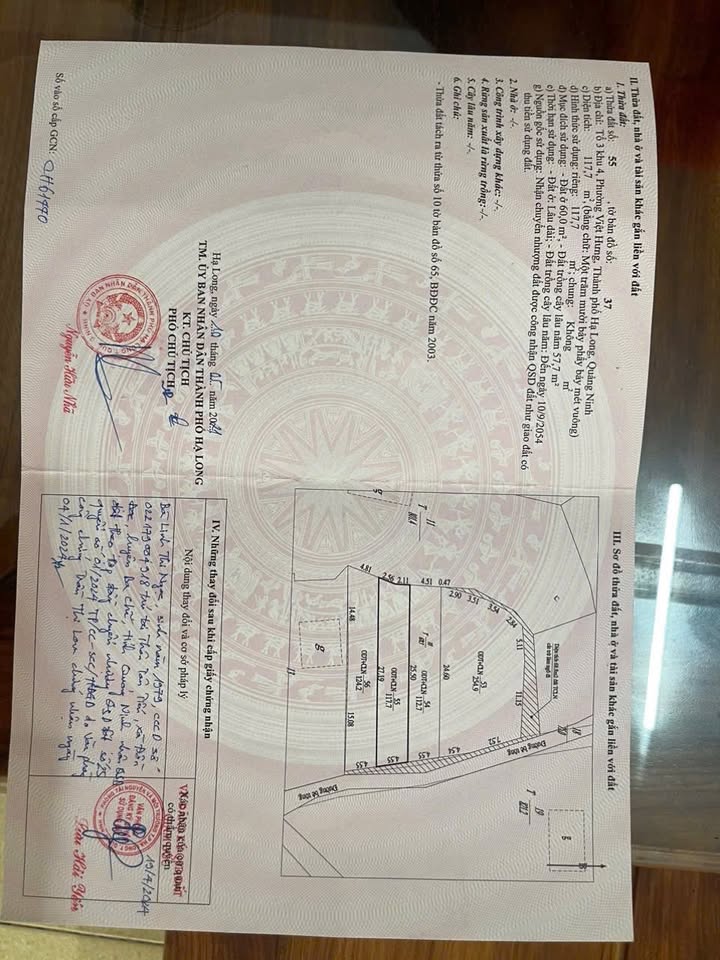 Đất nền 117m² tại phường Việt Hưng, Hạ Long - Giá chỉ 1.1 tỷ, hướng Đông!