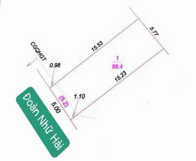 Đất mặt đường Đoàn Nhữ Hài, phường Lê Lợi, 88m² giá 4 tỷ - Cơ hội đầu tư hấp dẫn!