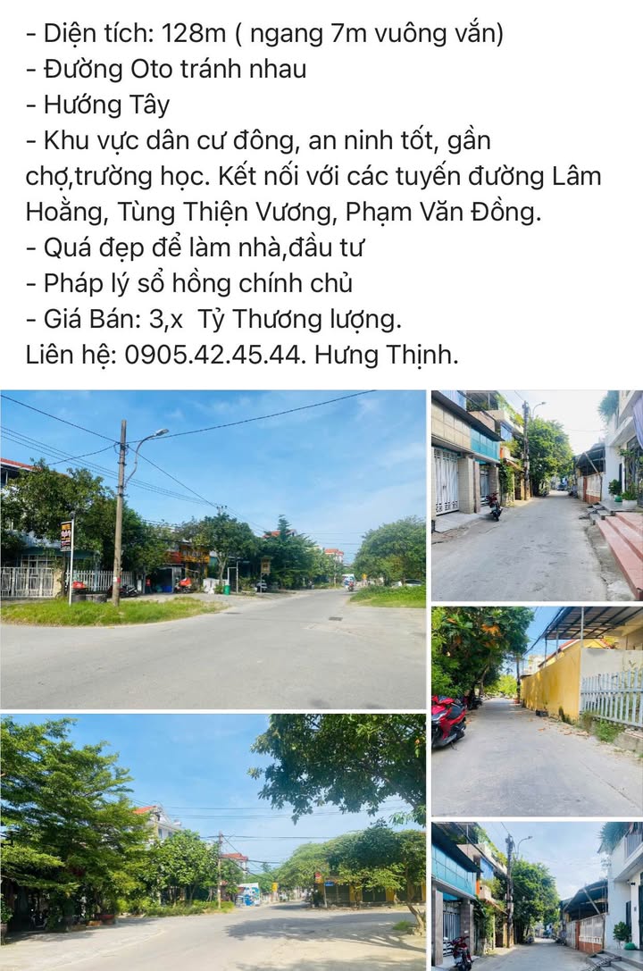 Đất Mặt Tiền Nguyễn Khoa Vy, Phường Vỹ Dạ, 128m² giá 3 tỷ - Cơ hội đầu tư tuyệt vời!
