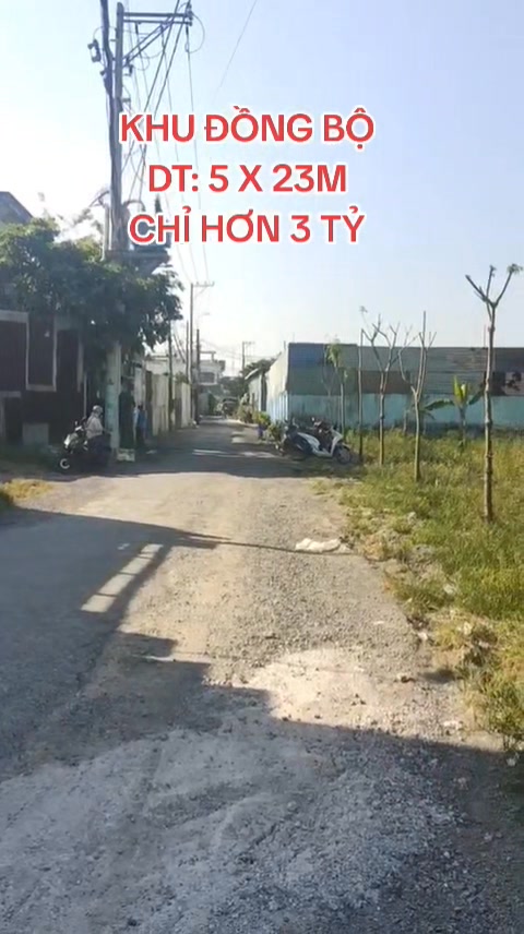 Đất nền Bà Điểm 115m² giá 3 tỷ - Gần chợ, trường học, UBND!