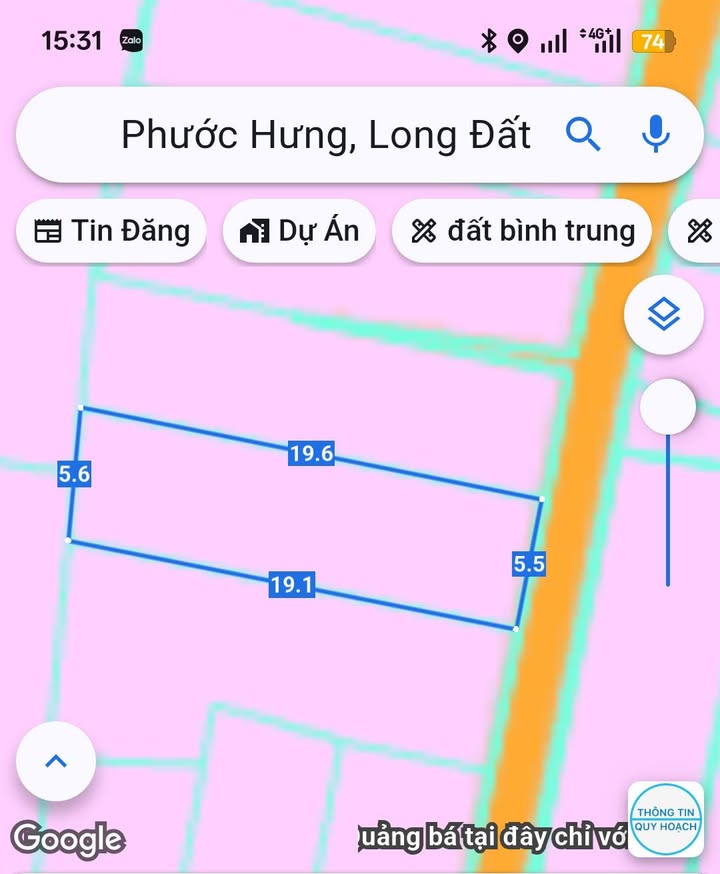 Đất nền Long Hải 107m² giá 1.55 tỷ - Sổ đỏ chính chủ, bớt lộc!